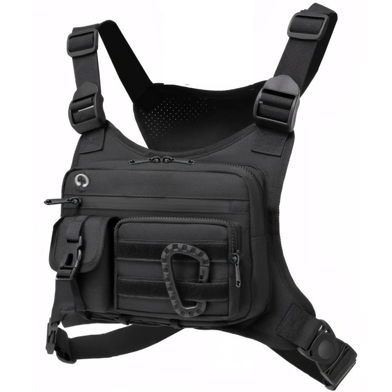 Tactical Vest Men - Unisex Tactical Outdoor Chest Bag for