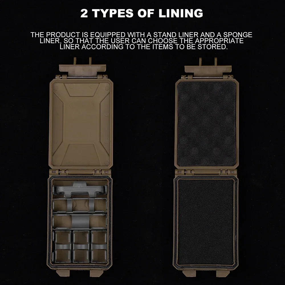 Tactical Vest Men - Battery Storage Box Tactical Case for