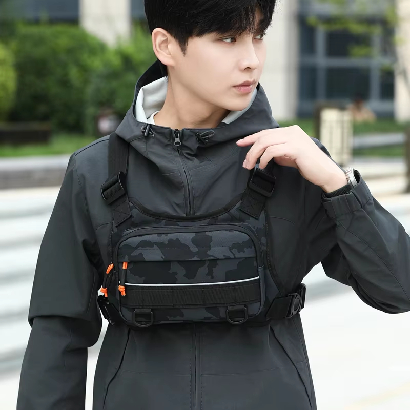 Tactical Vest Men - Cycling Front Chest Vest Tactical Backpack