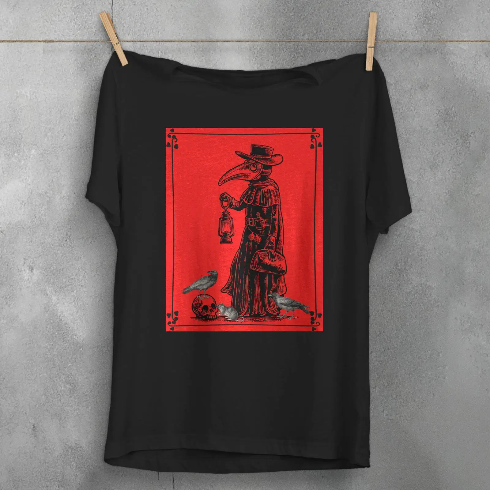 Plague Doctor T Shirt Gothic H - Men'S Fashion History recension och pris