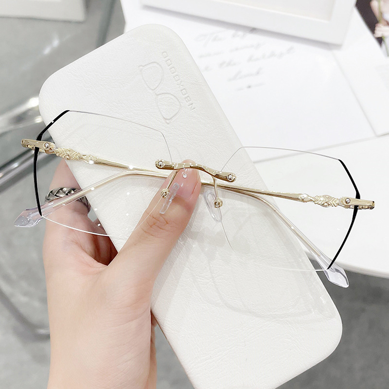 Rimless Myopia Glasses Women V - Men'S Fashion Rimless Glasses recension och pris