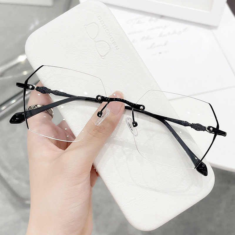 Rimless Myopia Glasses Women V - Men'S Fashion Rimless Glasses recension och pris