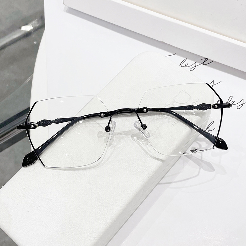 Rimless Myopia Glasses Women V - Men'S Fashion Rimless Glasses recension och pris