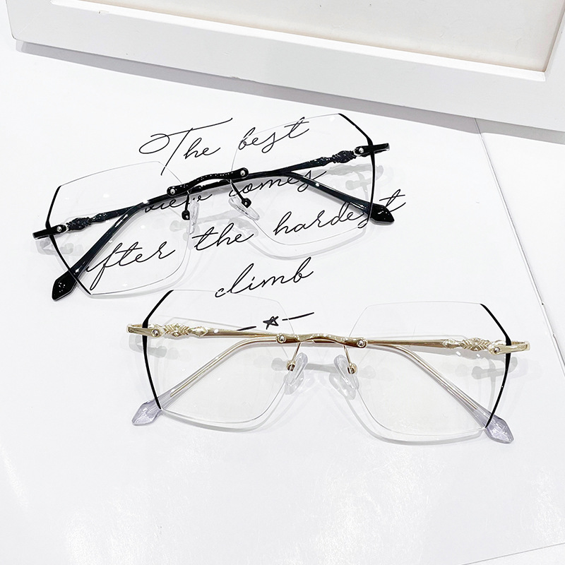 Rimless Myopia Glasses Women V - Men'S Fashion Rimless Glasses recension och pris