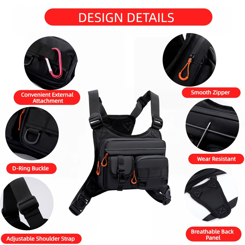 Men's Tactical Chest Bag, Runn - Tactical Vest Men recension och pris