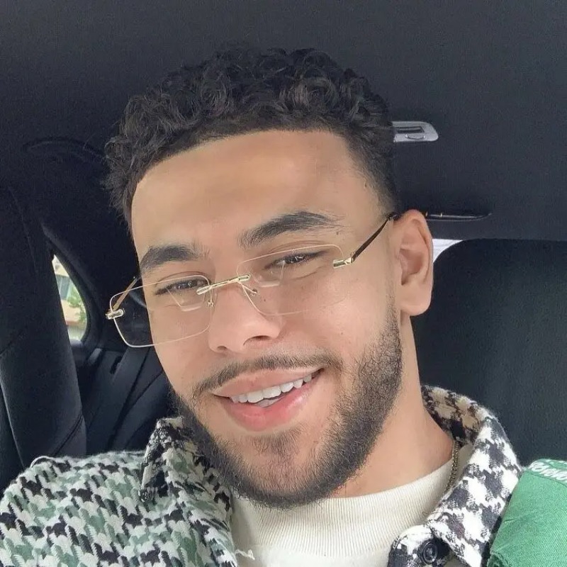 Rimless Small Glasses Man Styl - Men'S Fashion Rimless Glasses recension och pris