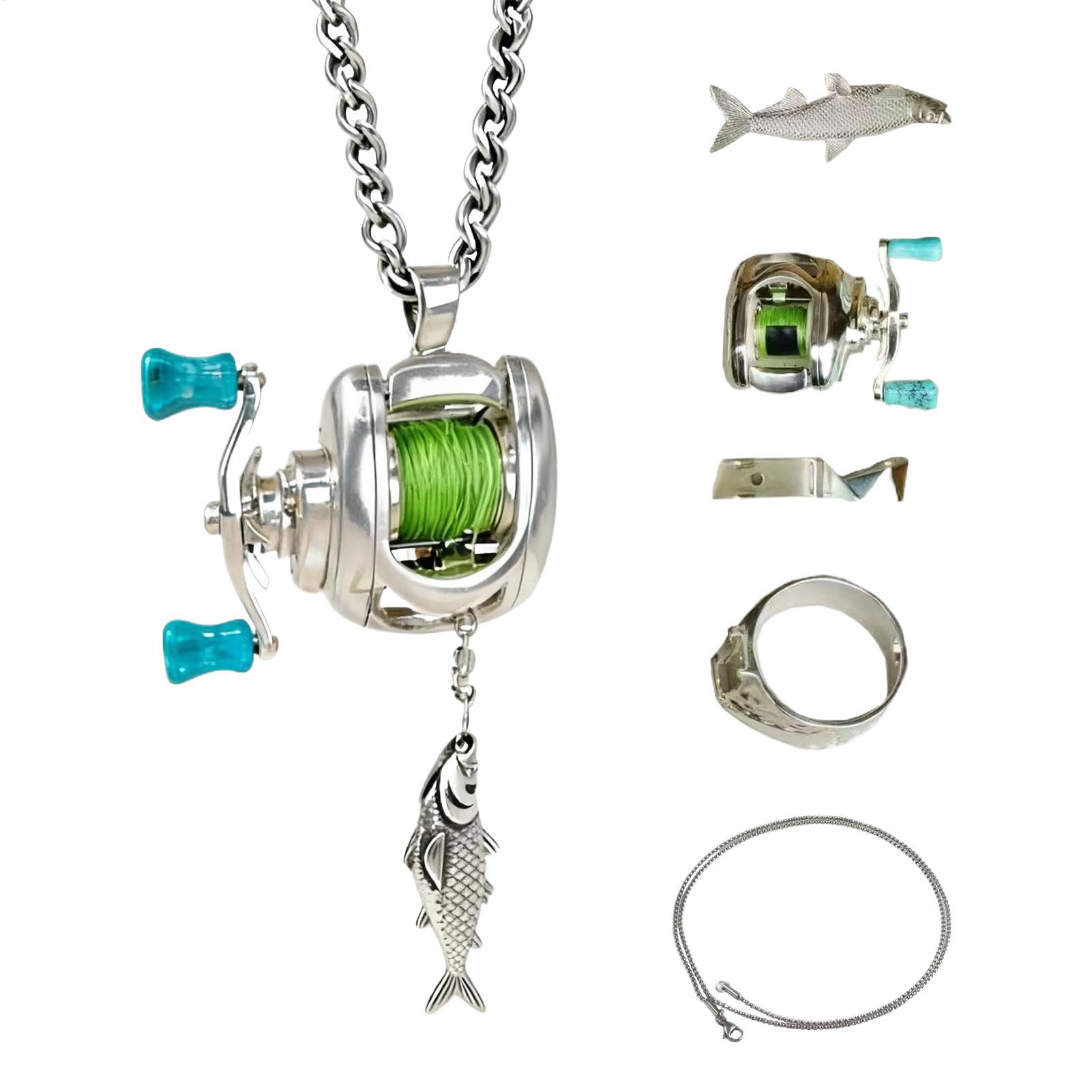 2026 Fishing Pendant Necklace  - Men'S Fashion Night Out recension och pris