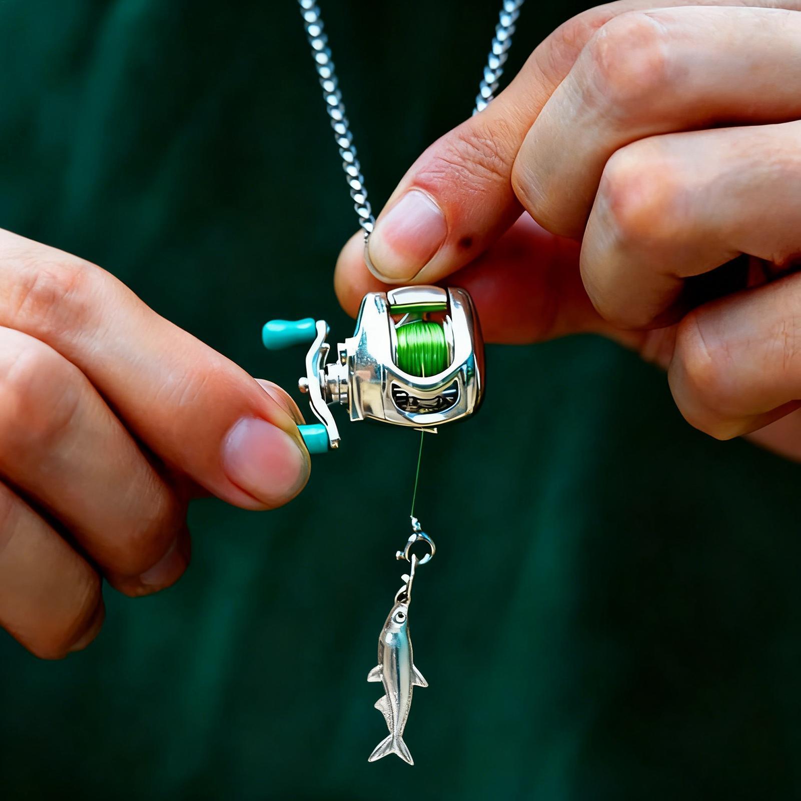 2026 Fishing Pendant Necklace  - Men'S Fashion Night Out recension och pris