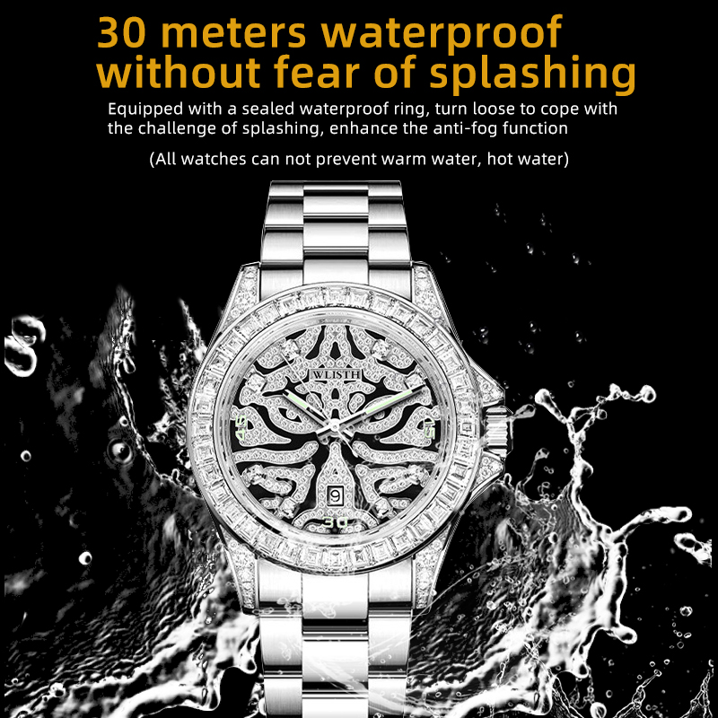 WLISTH Luxury Men Quartz Watch - Men'S Fashion Night Out recension och pris