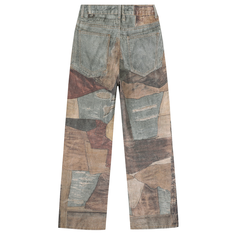 Printed Patchwork Jeans 2026 S - Men'S Fashion Nova Jeans recension och pris