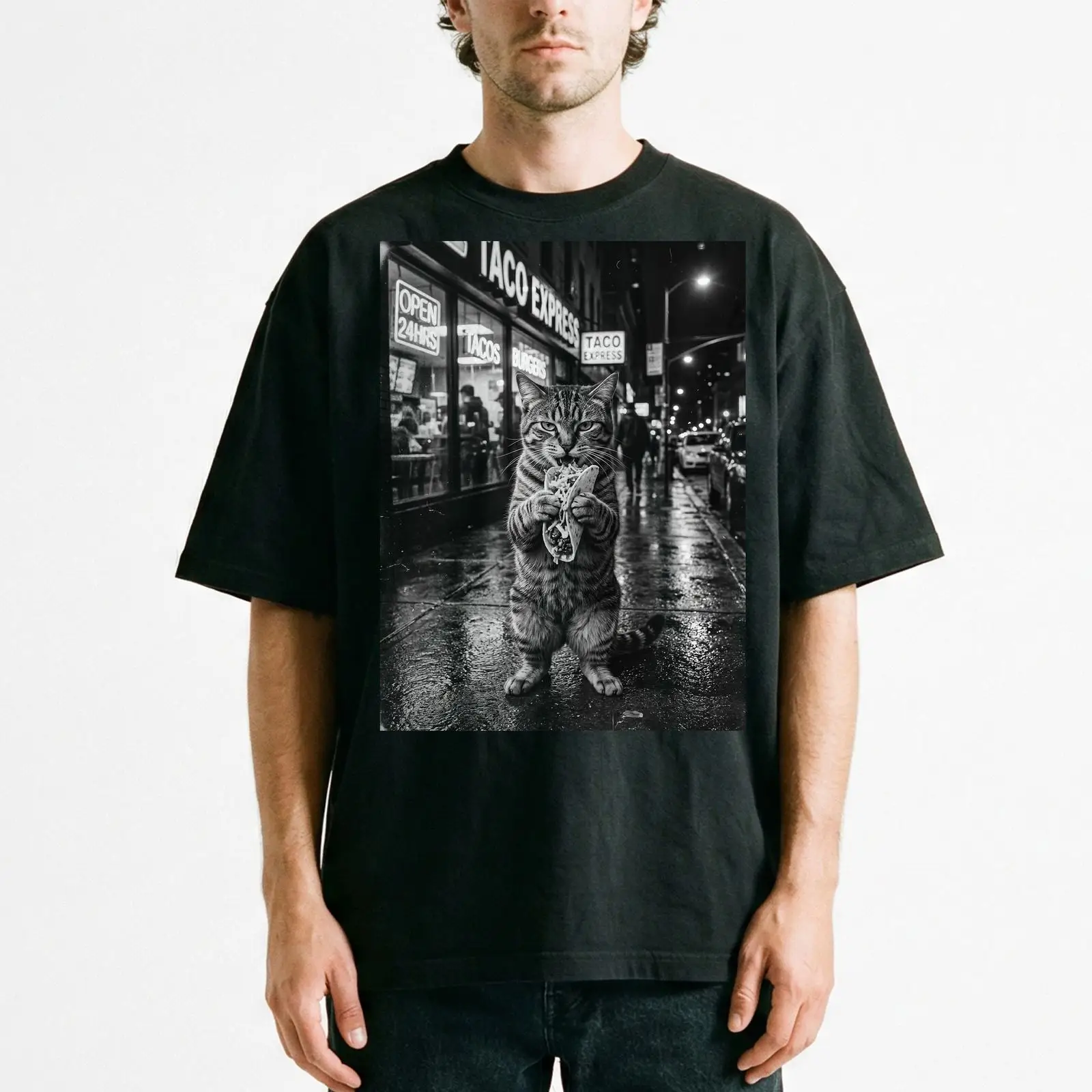 Tabby Cat Taco Fast Food Junki - Men'S Fashion Night Out recension och pris
