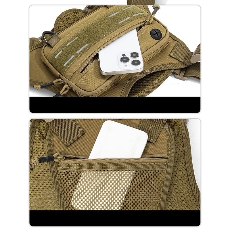Tactical Front Chest Rig Bag V - Tactical Vest Men recension och pris