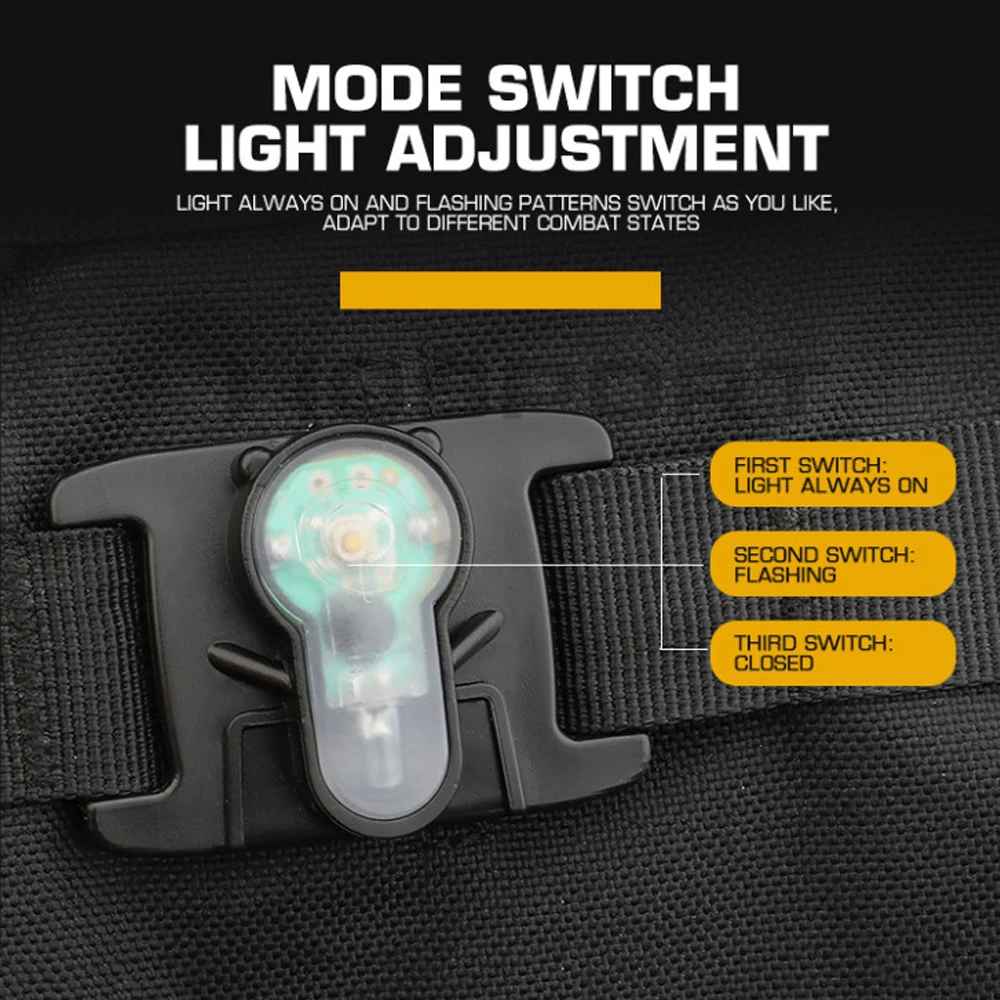 Tactical Signal Light MOLLE Hu - Tactical Vest Men recension och pris