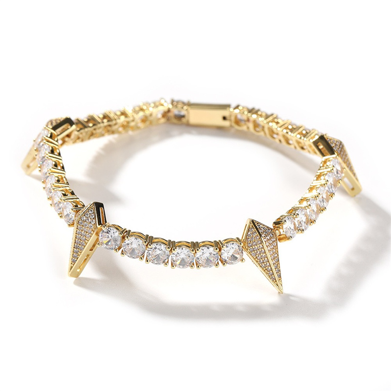 8inch Punk Hip Hop Spiked Brac - Men'S Fashion Night Out recension och pris