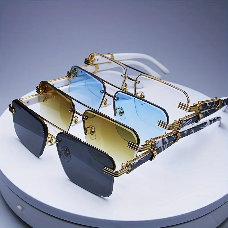 Fashion Rimless Sunglasses Men - Men'S Fashion Rimless Glasses recension och pris