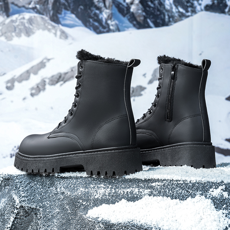 Men's warm plush high-top boot - Men'S Fashion Plus recension och pris