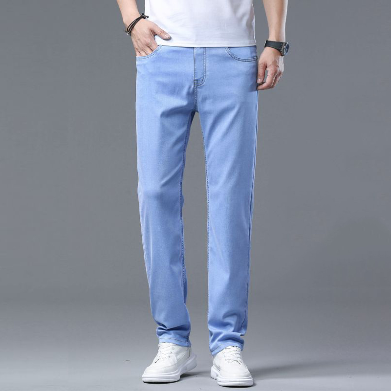 2025 Summer New Men's Light Bl - Men'S Fashion Nova Jeans recension och pris