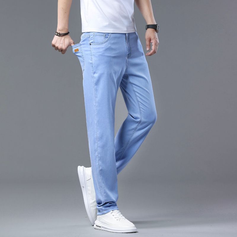 2025 Summer New Men's Light Bl - Men'S Fashion Nova Jeans recension och pris