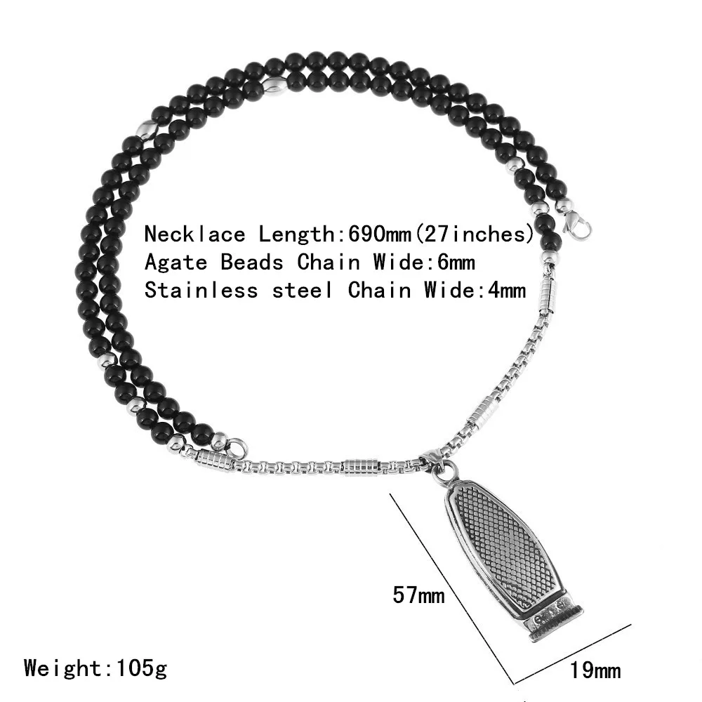 Men's Barber Pendant Necklace  - Men'S Fashion Haircuts recension och pris