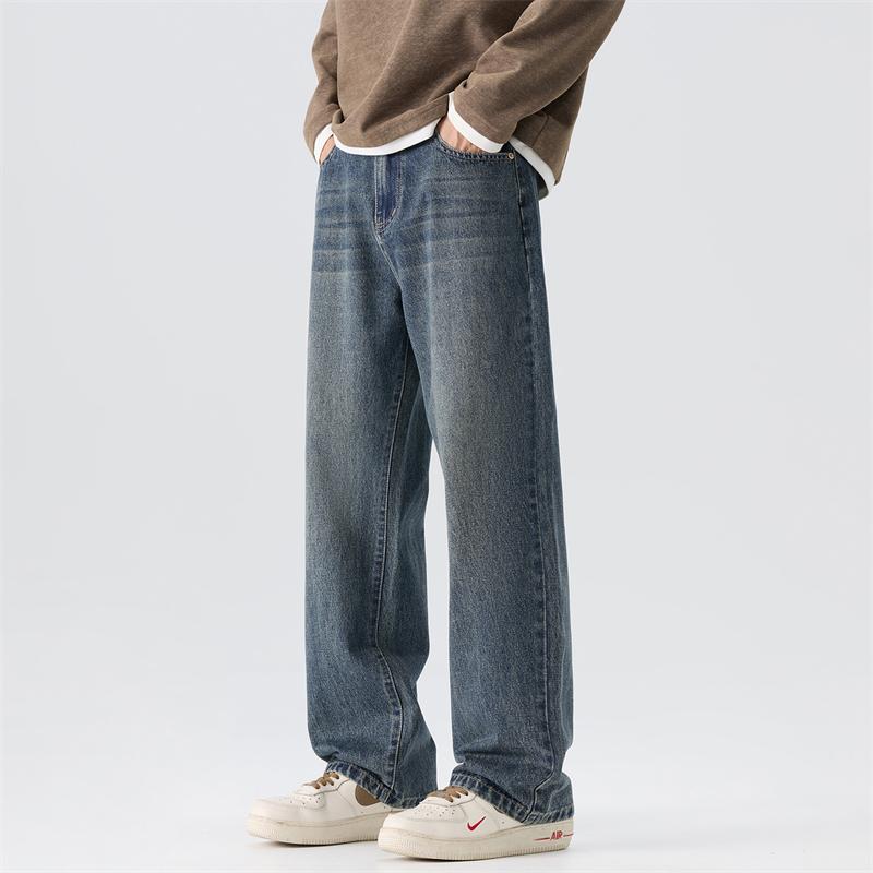 Vintage Wash Jeans Men's Autum - Men'S Fashion Nova Jeans recension och pris