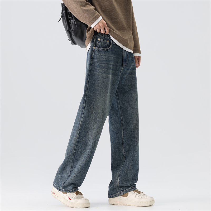 Vintage Wash Jeans Men's Autum - Men'S Fashion Nova Jeans recension och pris
