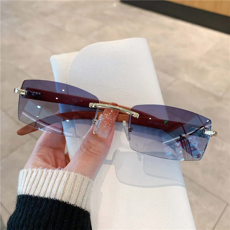 Small Rimless Sunglasses Men W - Men'S Fashion Rimless Glasses recension och pris