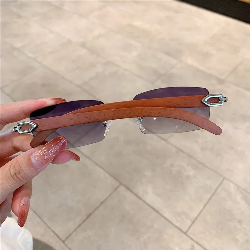 Small Rimless Sunglasses Men W - Men'S Fashion Rimless Glasses recension och pris