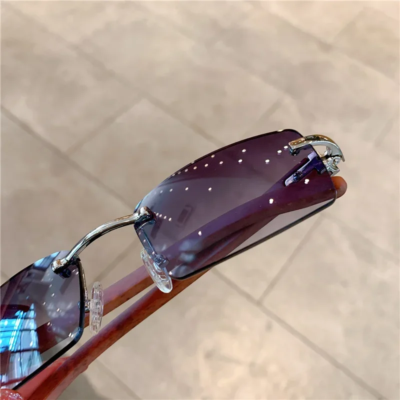 Small Rimless Sunglasses Men W - Men'S Fashion Rimless Glasses recension och pris
