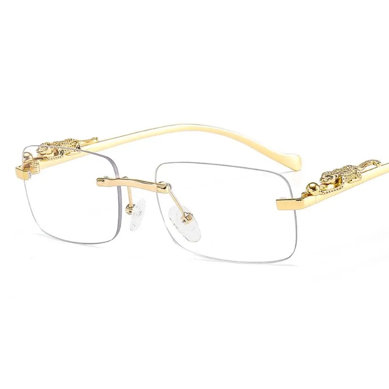 Rimless Square Sunglasses Wome - Men'S Fashion Rimless Glasses recension och pris